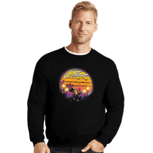 Load image into Gallery viewer, Shirts Crewneck Sweater, Unisex / Small / Black Gotham Wave

