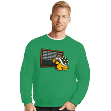 Load image into Gallery viewer, Daily_Deal_Shirts Crewneck Sweater, Unisex / Small / Irish Green Peaches Peaches Peaches!
