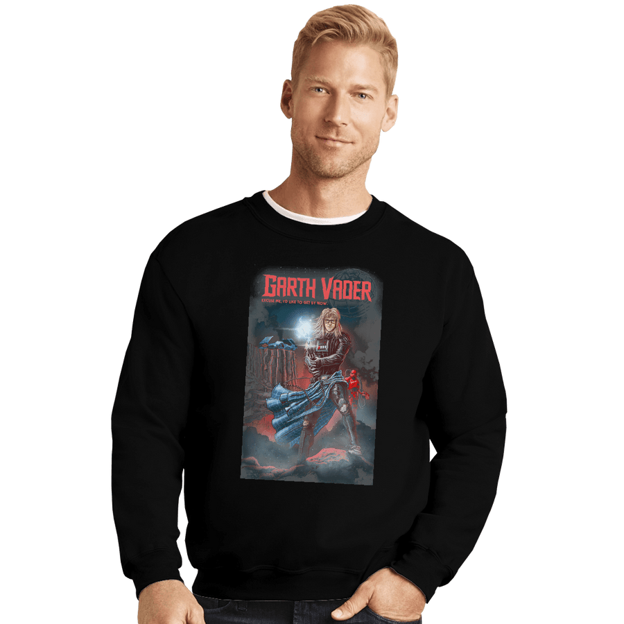 Secret_Shirts Crewneck Sweater, Unisex / Small / Black Garth Vader Secret Sale