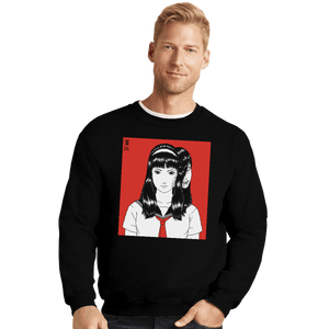 Shirts Crewneck Sweater, Unisex / Small / Black Cursed