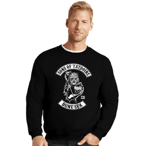 Daily_Deal_Shirts Crewneck Sweater, Unisex / Small / Black Sons Of Tatooine