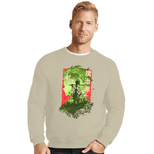 Shirts Crewneck Sweater, Unisex / Small / Sand Water-Breathing Attack