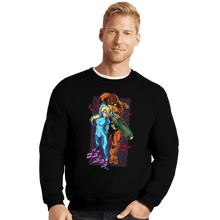 Load image into Gallery viewer, Shirts Crewneck Sweater, Unisex / Small / Black Samus Jojo
