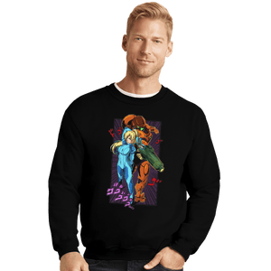 Shirts Crewneck Sweater, Unisex / Small / Black Samus Jojo