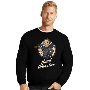 Shirts Crewneck Sweater, Unisex / Small / Black Road Warrior