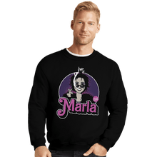 Load image into Gallery viewer, Shirts Crewneck Sweater, Unisex / Small / Black Marla Doll
