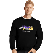 Load image into Gallery viewer, Shirts Crewneck Sweater, Unisex / Small / Black Make It So
