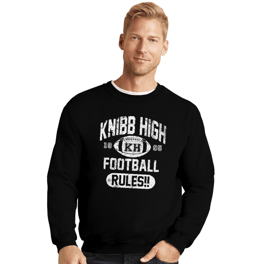 Shirts Crewneck Sweater, Unisex / Small / Black Knibb High
