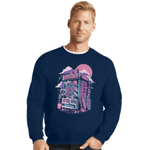 Shirts Crewneck Sweater, Unisex / Small / Navy Spirit Arcade