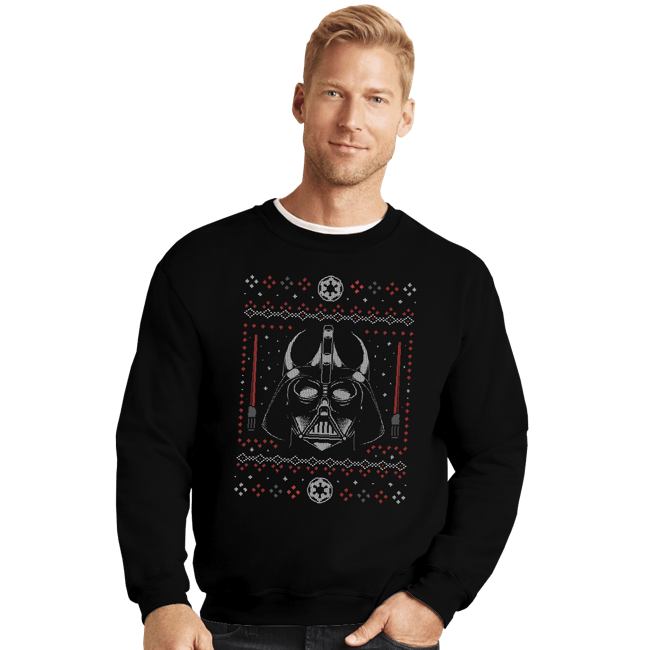 Shirts Crewneck Sweater, Unisex / Small / Black Imperial Leader Christmas