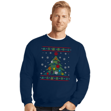 Load image into Gallery viewer, Shirts Crewneck Sweater, Unisex / Small / Navy Ugly RPG Christmas Shirt
