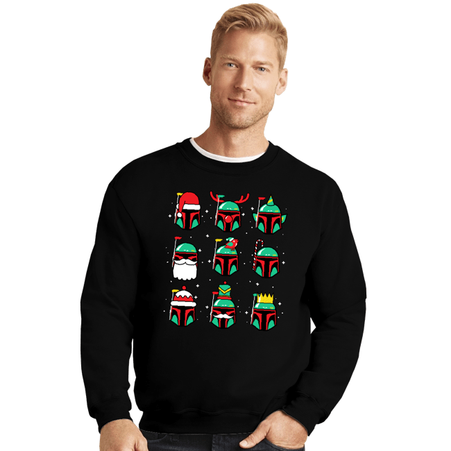 Daily_Deal_Shirts Crewneck Sweater, Unisex / Small / Black Bountiful Xmas