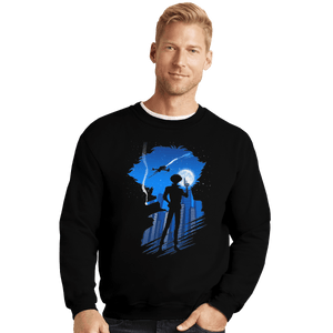 Shirts Crewneck Sweater, Unisex / Small / Black Spike
