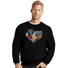 Load image into Gallery viewer, Shirts Crewneck Sweater, Unisex / Small / Black Love and Thunder
