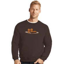 Load image into Gallery viewer, Shirts Crewneck Sweater, Unisex / Small / Dark Chocolate Cookietanic
