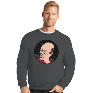 Shirts Crewneck Sweater, Unisex / Small / Charcoal Epic Facepalm