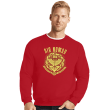 Load image into Gallery viewer, Shirts Crewneck Sweater, Unisex / Small / Red Air Is Peaceful
