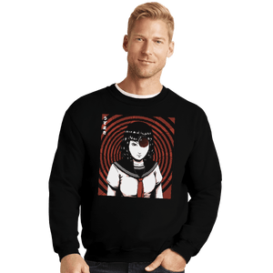 Shirts Crewneck Sweater, Unisex / Small / Black Deadly Pattern