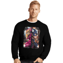 Load image into Gallery viewer, Shirts Crewneck Sweater, Unisex / Small / Black Heroes Til The End
