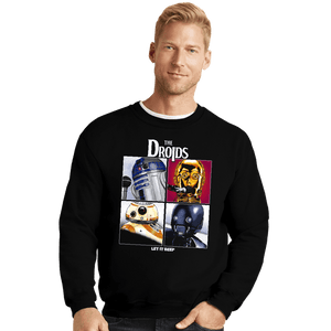 Daily_Deal_Shirts Crewneck Sweater, Unisex / Small / Black Let It Beep