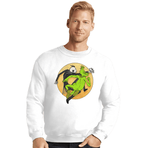 Shirts Crewneck Sweater, Unisex / Small / White Jack VS Grinch
