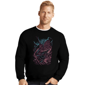 Shirts Crewneck Sweater, Unisex / Small / Black Into Nightmare