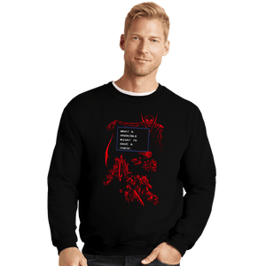 Secret_Shirts Crewneck Sweater, Unisex / Small / Black A Horrible Night