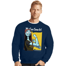 Load image into Gallery viewer, Shirts Crewneck Sweater, Unisex / Small / Navy Sally Rosie
