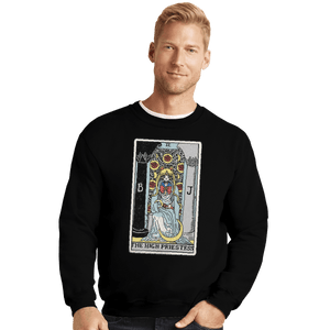 Shirts Crewneck Sweater, Unisex / Small / Black The High Priestess