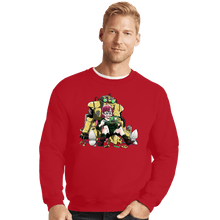 Load image into Gallery viewer, Secret_Shirts Crewneck Sweater, Unisex / Small / Red Robo Upgrade
