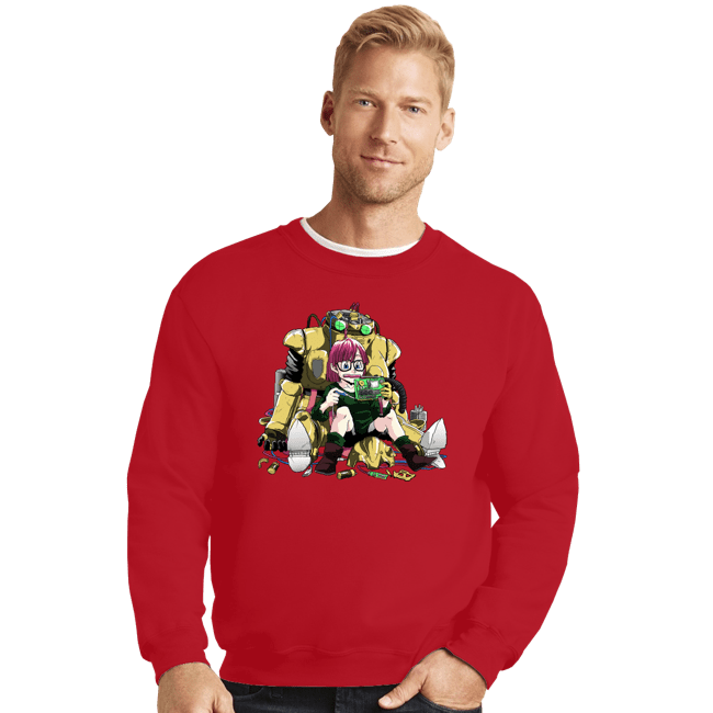Secret_Shirts Crewneck Sweater, Unisex / Small / Red Robo Upgrade