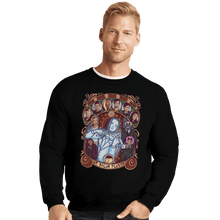 Load image into Gallery viewer, Shirts Crewneck Sweater, Unisex / Small / Black Umbrella Nouveau
