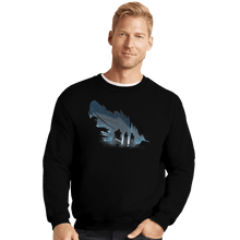 Load image into Gallery viewer, Shirts Crewneck Sweater, Unisex / Small / Black Lyanna&#39;s Feather
