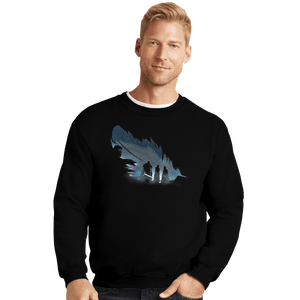 Shirts Crewneck Sweater, Unisex / Small / Black Lyanna's Feather