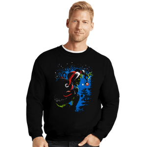 Daily_Deal_Shirts Crewneck Sweater, Unisex / Small / Black The Christmas Ruiner