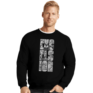 Shirts Crewneck Sweater, Unisex / Small / Black Excelsior