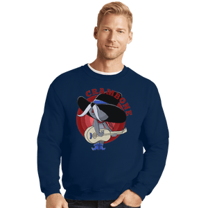 Shirts Crewneck Sweater, Unisex / Small / Navy Crambone