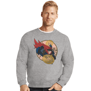 Daily_Deal_Shirts Crewneck Sweater, Unisex / Small / Sports Grey Strange 300