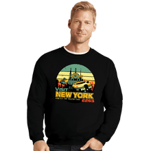 Load image into Gallery viewer, Daily_Deal_Shirts Crewneck Sweater, Unisex / Small / Black Visit New York
