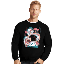 Load image into Gallery viewer, Daily_Deal_Shirts Crewneck Sweater, Unisex / Small / Black The Dragon
