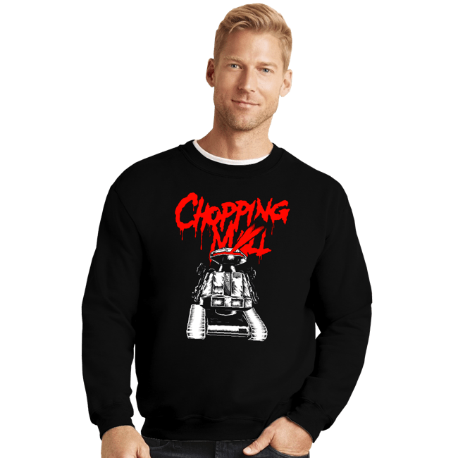 Shirts Crewneck Sweater, Unisex / Small / Black Killbot