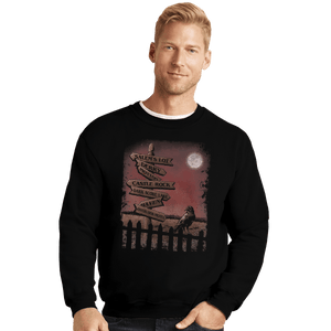Shirts Crewneck Sweater, Unisex / Small / Black Horror Crossroads