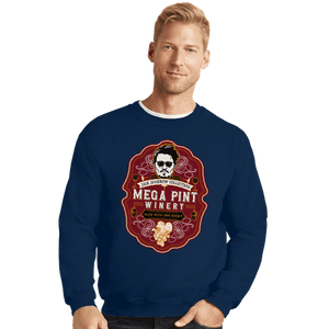 Shirts Crewneck Sweater, Unisex / Small / Navy Mega Pint