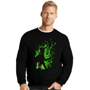 Shirts Crewneck Sweater, Unisex / Small / Black Viking Of Mischief