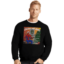Load image into Gallery viewer, Shirts Crewneck Sweater, Unisex / Small / Black Spidey Christmas Album
