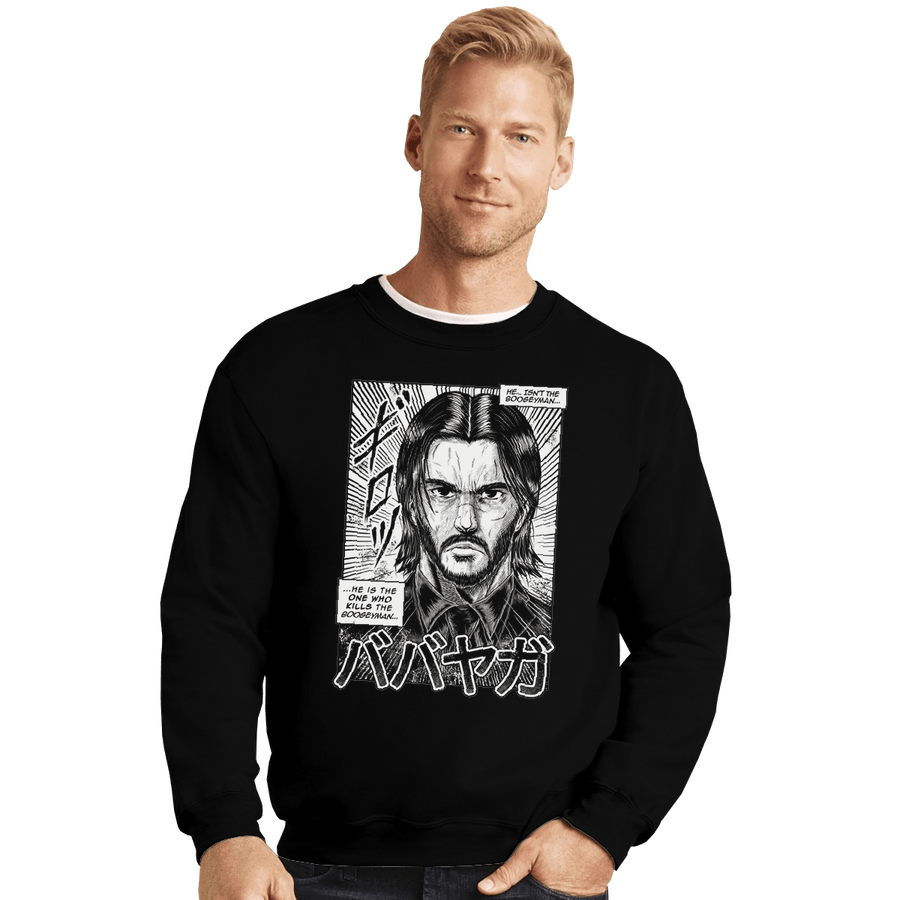 Shirts Crewneck Sweater, Unisex / Small / Black Babayaga