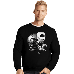 Shirts Crewneck Sweater, Unisex / Small / Black Her Skeleton