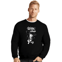 Load image into Gallery viewer, Shirts Crewneck Sweater, Unisex / Small / Black Witch Please
