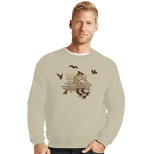 Load image into Gallery viewer, Shirts Crewneck Sweater, Unisex / Small / Sand Free time activity
