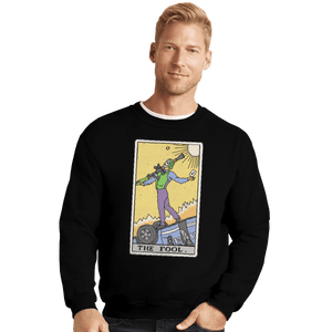 Shirts Crewneck Sweater, Unisex / Small / Black The Fool